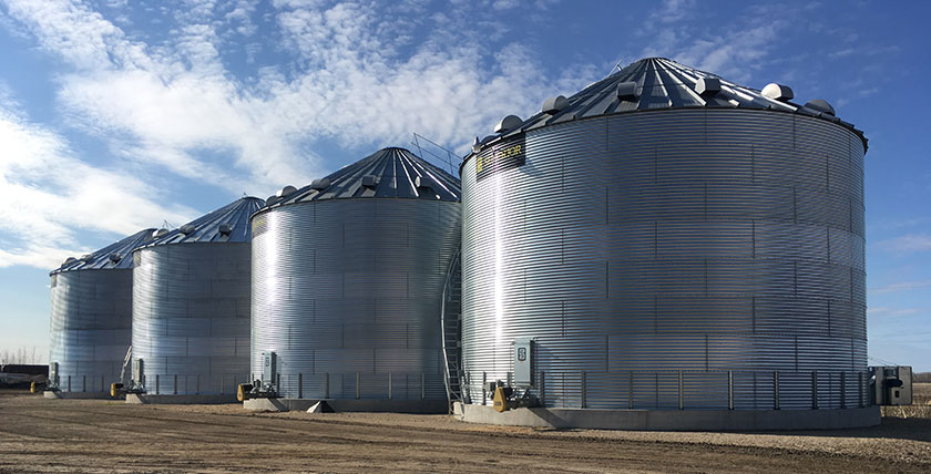 Farm site bins